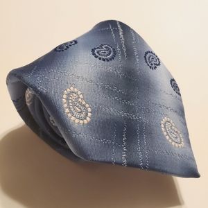 Lilly Dache Blue Geometric Tie